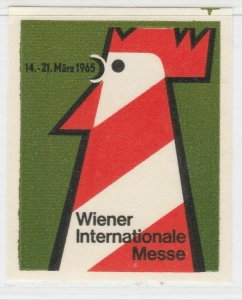 Wiener Messe 1965 Cinderella Poster Stamp Advertising Marks A7P5F198-