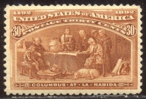 U.S. #239 Mint VF/XF NH w/ Cert - 1893 30c Columbian