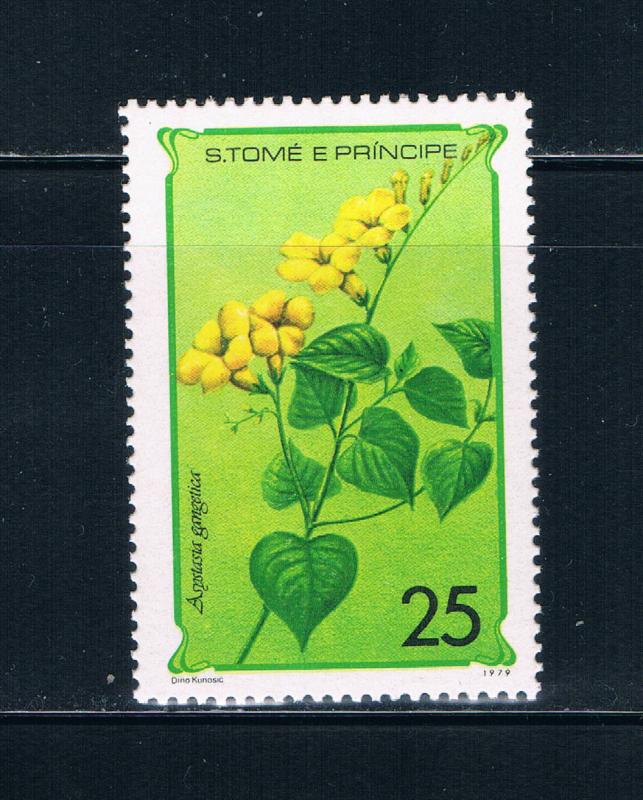 Saint Thomas and Prince Is 506 Unused Flowers (GI0338)+