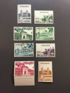 Vietnam (South) #100-107 F-VF MLH (6) and Used (2). Scott $ 12.40