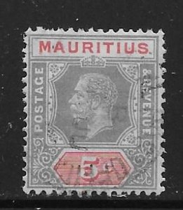 Mauritius 184a 5d KGV single Used