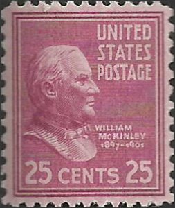 # 829 MINT NEVER HINGED WILLIAM McKINLEY