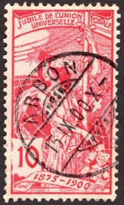 1900, Switzerland 10c, Used Arbon CDS, Sc 99