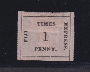 Fiji, Scott 6 (SG 5), MHR, pos. 14 (pinpoint thin speck), w/o thickened lines