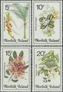 Norfolk Island 1984 SG322-325 Flowers MNH