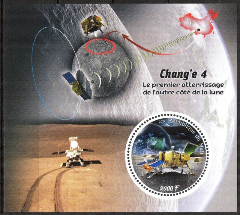 Mali 2019 Space Satellites Chang’e S/S MNH