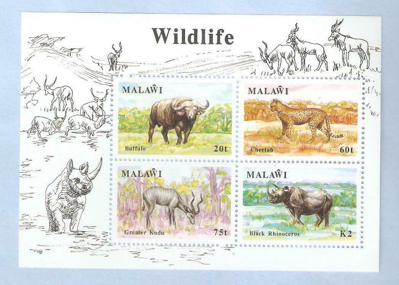 MALAWI  -  SG  MS 862  - WILDLIFE  -  UMM