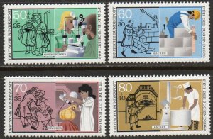 Germany Sc #B643-B646 MNH