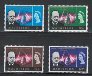 Mauritius 1966 Churchill Omnibus Scott # 295 - 298 MH