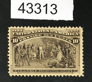 US STAMPS # 237 MINT OG H LOT #43313