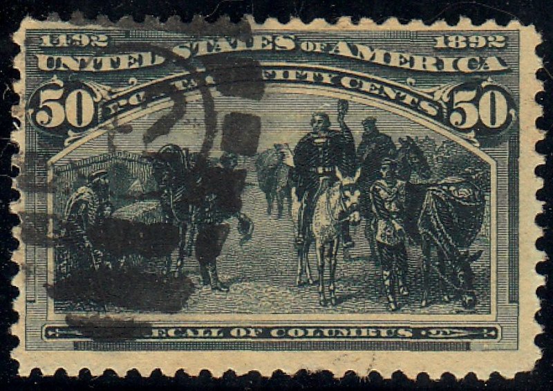 U.S. 240 (SCV$175.00) F-VF used, 1893