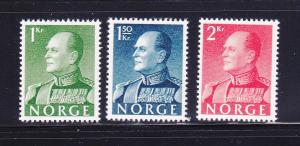 Norway 370-372 MNH King Olav V