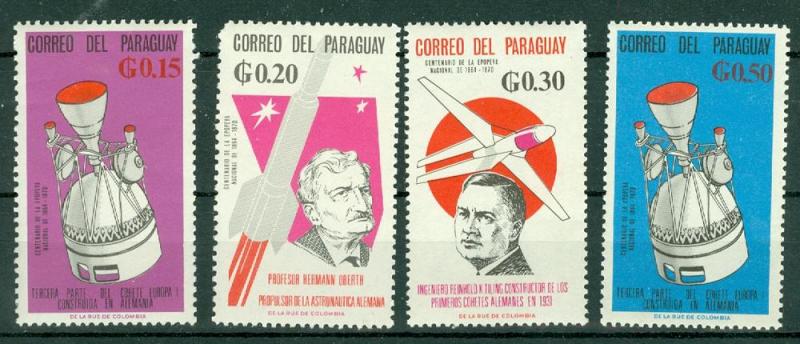 Paraguay - Scott 944-947 MNH