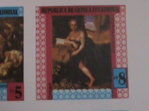 ​GUINEA EQUATORIAL STAMP- WORLD FAMOUS NUDE   PAINTING -MNH STAMP SHEET -RARE