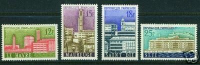 FRANCE Scott 874-7 MNH** Tourism Set  CV 3$