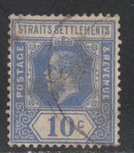 Straits Settlements # 159, King George V, Used