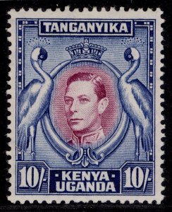 KENYA UGANDA TANGANYIKA GVI SG149b, 10s reddish-purple & blue, M MINT. Cat £65.