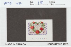 Scott# 3275 1999 55c Victorian Love VF/XF MNH Plate # single