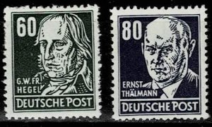 DDR 1953,Sc.#133-4 MNH,