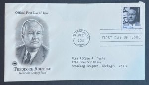 THEODORE ROOSEVELT APR 21 2012 LOS ANGELES CA ARTCRAFT FIRST DAY COVER (FDC)