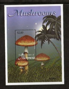 Micronesia 2002 - Mushrooms - Souvenir Stamp Sheet - Scott #521 - MNH