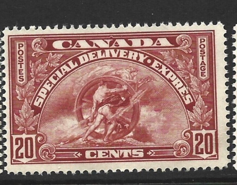 Canada Scott E6 20-cent Special Delivery Unused No Gum