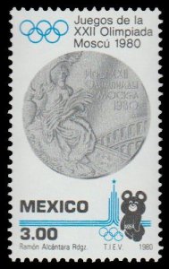 MEXICO 1980 SCOTT # 1206. MINT