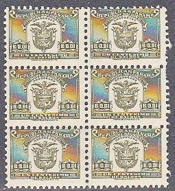 Panama Revenue  MNH Block of Six