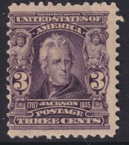 Sc# 302 U.S. 1903 Andrew Jackson 3¢ issue MLH CV $55.00