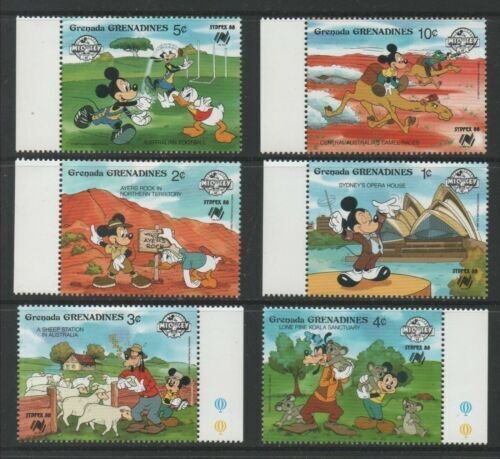 Thematic Stamps - Grenada - Disney - Choose from dropdown menu