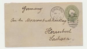 CAPE OF GOOD HOPE -GERMANY 1907, SHILOH CDS ON 2½d ENVELOPE TO SACHSEN