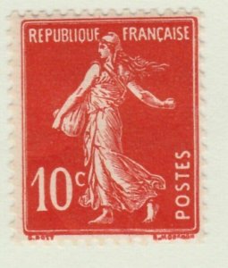 France France Type Sower 1907 10c scarlet bold inscript. fine MH* A16P1F855-