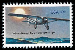 PCBstamps   US #1710 13c Lindbergh's Flight, MNH, (32)