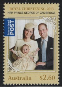 Australia 2014 MNH Sc 4023 $2.60 Christening of Prince George