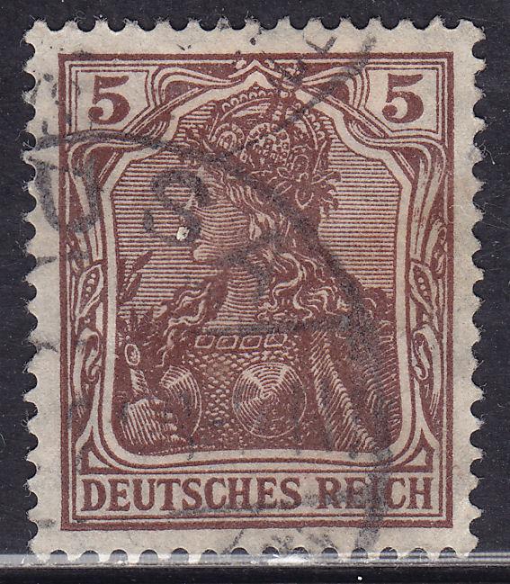 Germany 118 USED 1920 Deutsches Reich 5Pf