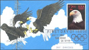 #2540 Bald Eagle Poormon FDC