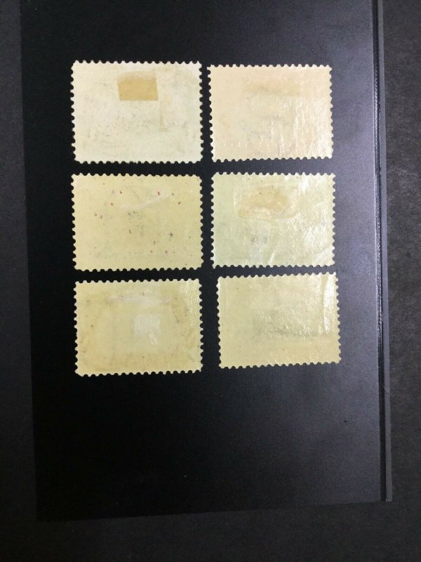 MOMEN: US STAMPS #294-299 PAN-AMERICANS COMPLETE SET MINT OG H LOT #72572