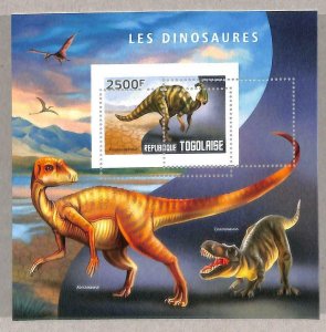 A3559-Togo ERROR MISSPERF 2019 Nature prehistoric dinosaurs динозавры