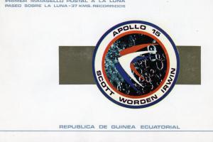 Eq.Guinea 1972 Mi.26 ovpt.X anniv.Apollo 11 Gold Booklet IMPERFORATED