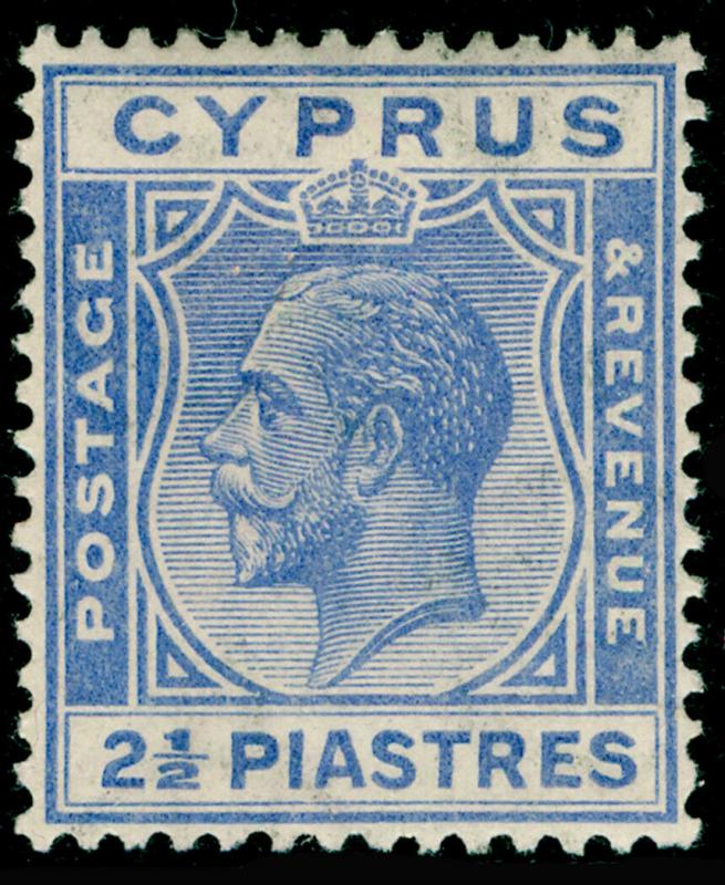 CYPRUS SG122, 2½pi brt blue, LH MINT. 