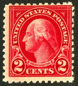 U.S. #554 MINT OG HR