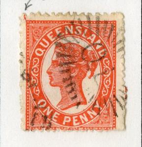 QUEENSLAND 104 USED BIN $0.50 ROYALTY