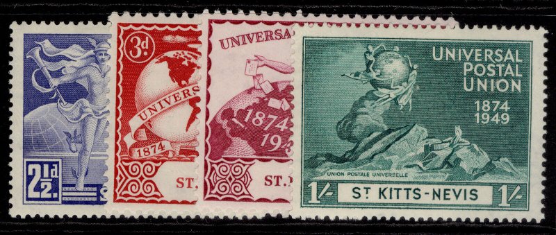 ST KITTS-NEVIS GVI SG82-85, anniversary of UPU set, M MINT.