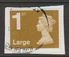 GB QE II Machin SG U2972 - 1st Large Gold  - MA10 - Source  F 