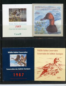 Canada #FWH1\\FWH10 (C251) (10) comp booklet Wildlife Habitat, MNH, CV$185.00