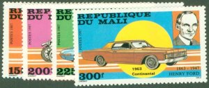 MALI 546-9 MNH CV $7.90 BIN $4.75