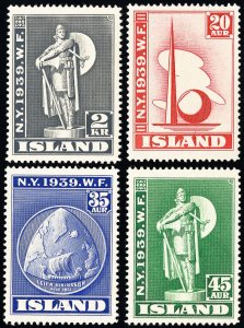 Iceland Stamps # 213-16 MNH VF Scott Value $110.00