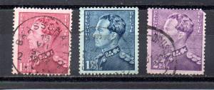 Belgium 294-296 used