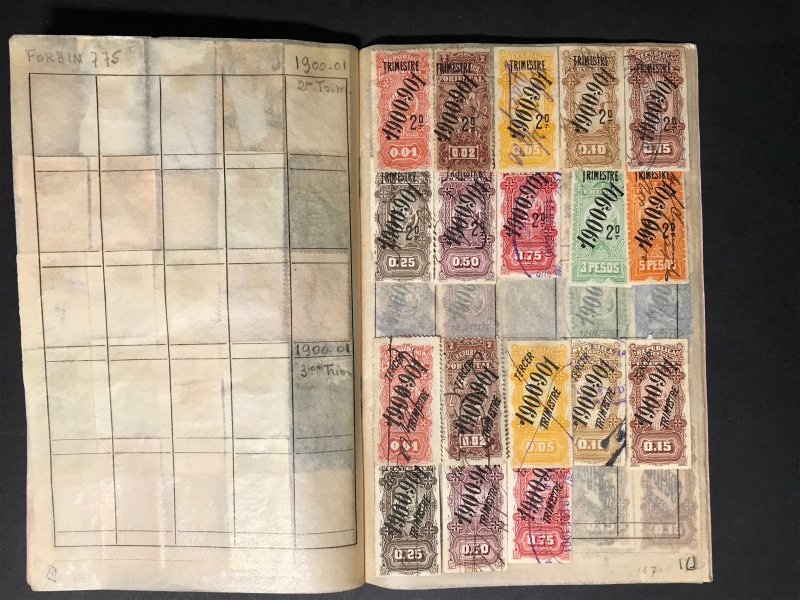 Uruguay Revenue Stamps Mint/Used 1896-1911 (1400 Stamps)