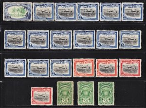 Mozambique Company 65 F to VF mint H or HR stamps (a couple are unused no gum).